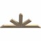 Ekena Millwork Saratoga Rough Sawn Timber Gable Bracket, Douglas Fir, 48"W x 22"H x 2"D x 4"F, 11/12 Pitch GBW048X22X0204SAR00RDF - alternate 5